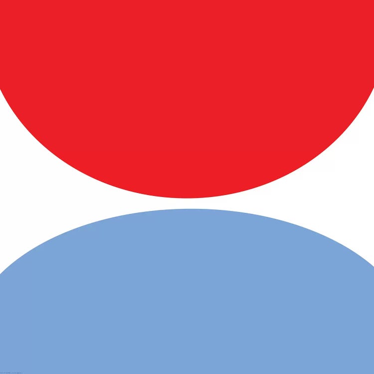 Red And Blue by Art Mirano wall art