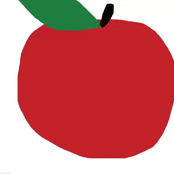 Art Mirano: Red Apple by Art Mirano