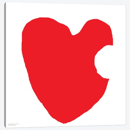 Red Heart Canvas Print #ARM190} by Art Mirano Art Print