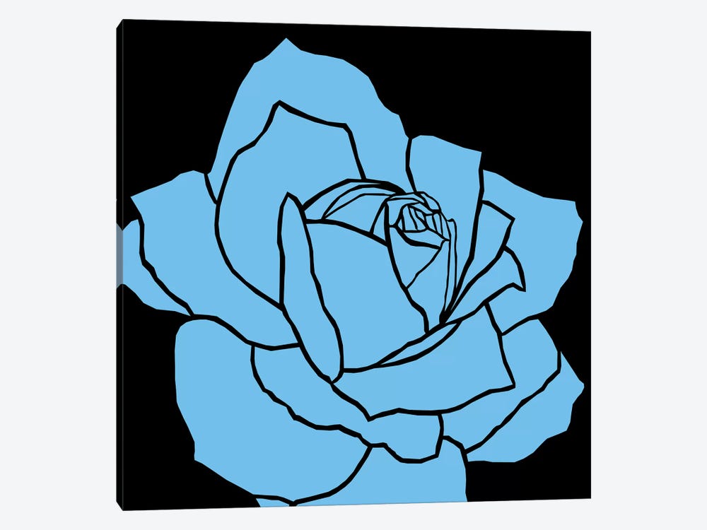 Rose Blue Ida by Art Mirano 1-piece Canvas Print