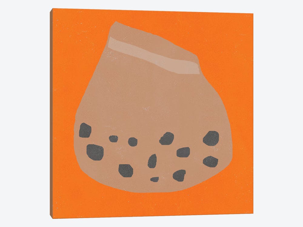 The Orange Bag by Art Mirano 1-piece Canvas Art Print