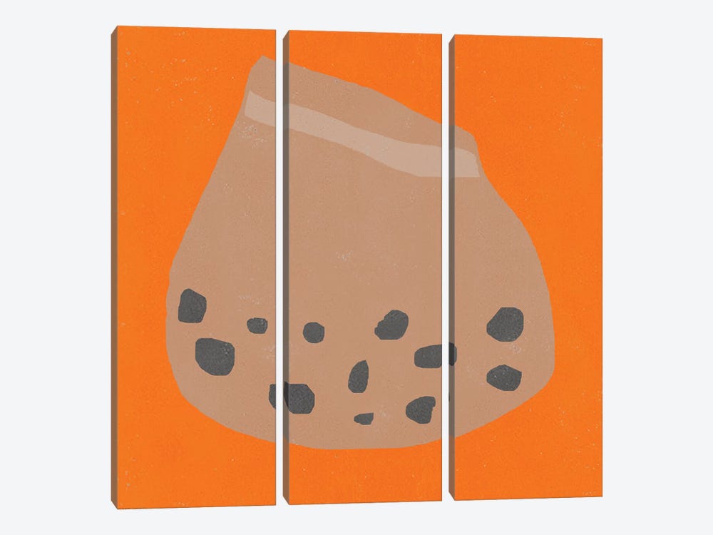 The Orange Bag by Art Mirano 3-piece Canvas Art Print