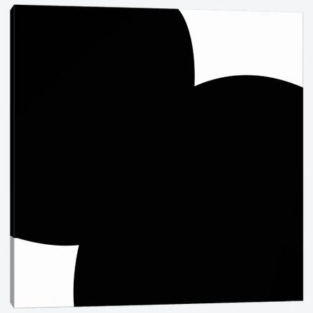 Two Black Circles Canvas Print #ARM222} by Art Mirano Art Print