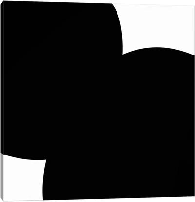 Two Black Circles Canvas Art Print - Art Mirano