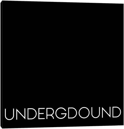 Underground Canvas Art Print - Black & Dark Art