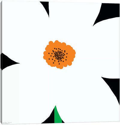 White Flower Canvas Art Print - Art Mirano