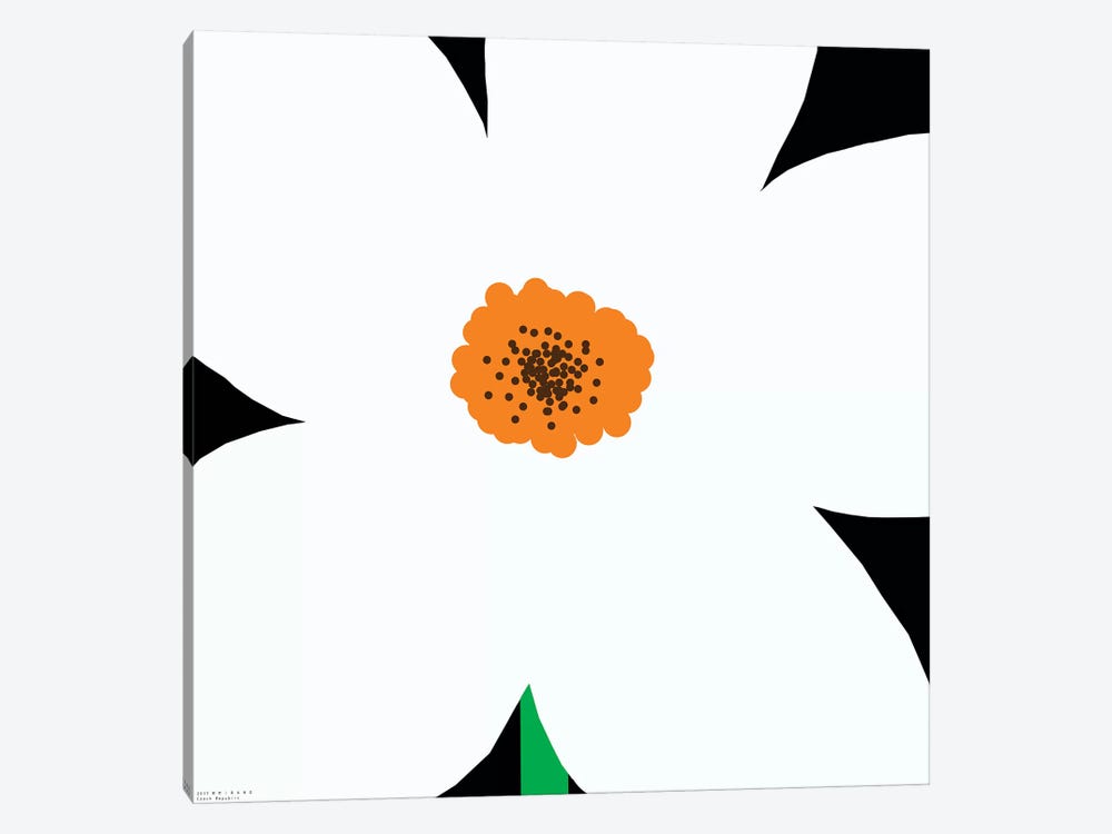 White Flower by Art Mirano 1-piece Art Print