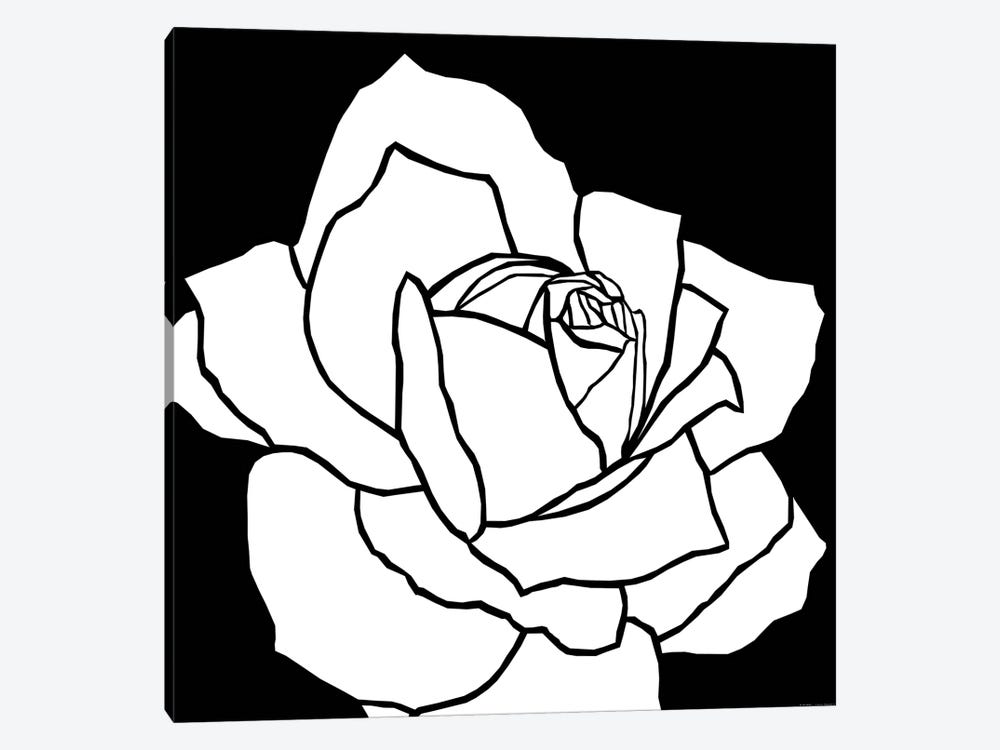 White Rose by Art Mirano 1-piece Canvas Art