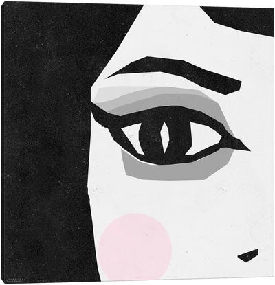 Women Eye Canvas Art Print - Body