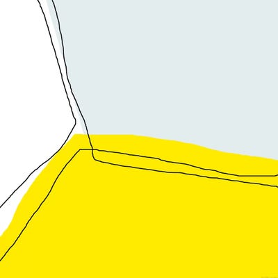 Yellow Corner by Art Mirano multi panel art