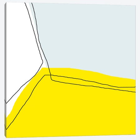 Yellow Corner Canvas Print #ARM275} by Art Mirano Canvas Art Print