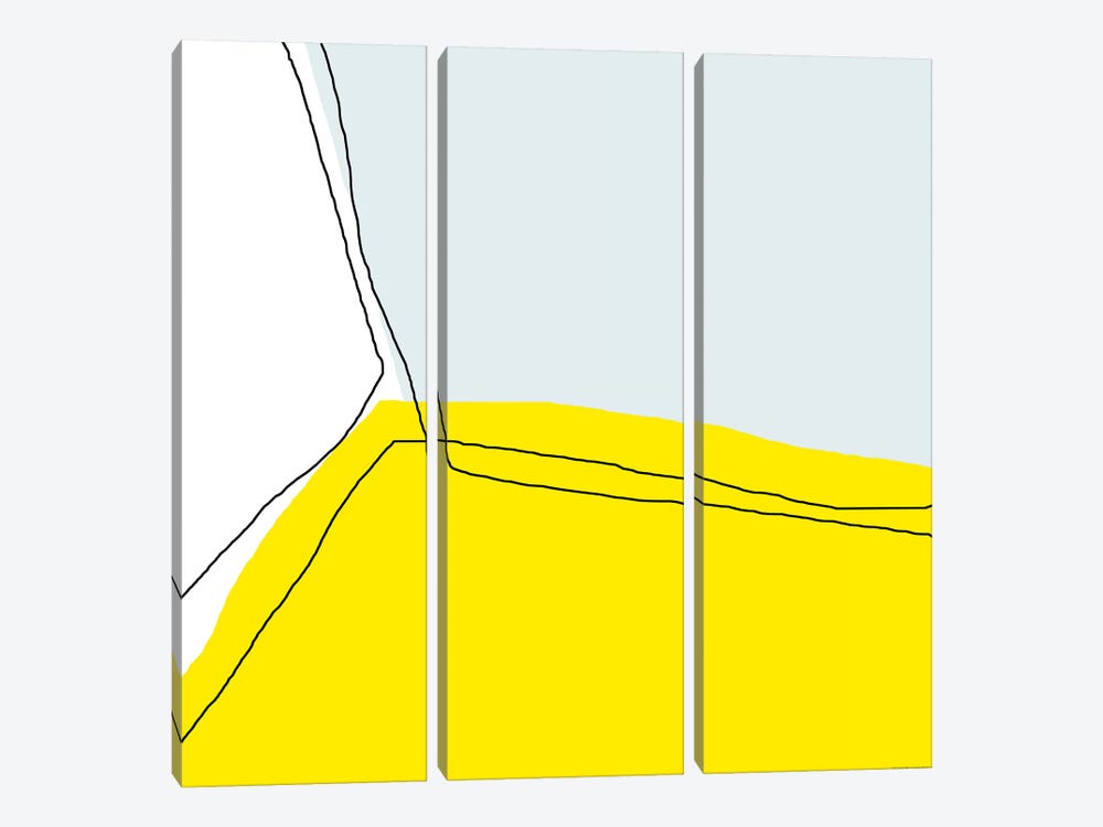 Yellow Corner by Art Mirano 3-piece Art Print