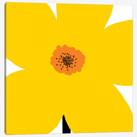 Yellow Flower Canvas Print #ARM277} by Art Mirano Art Print