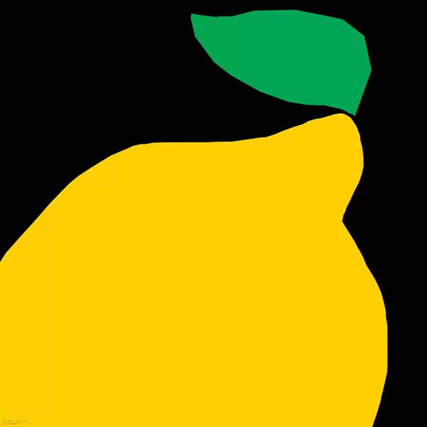 Pop Art Kitchen: Yellow Fruit by Art Mirano