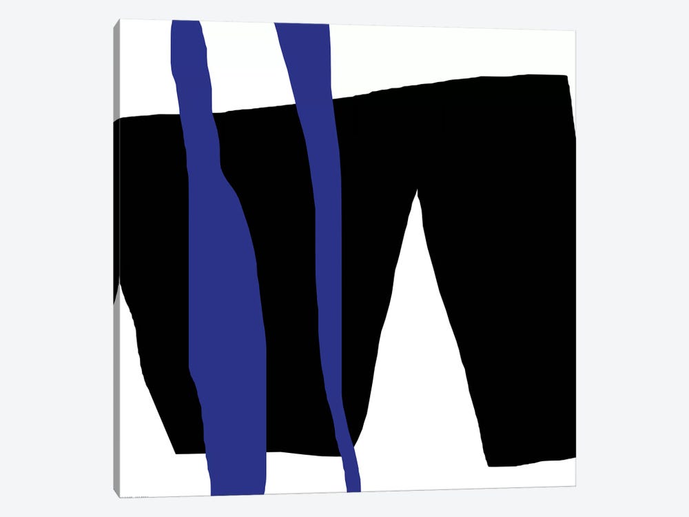 Black And Blue by Art Mirano 1-piece Canvas Art