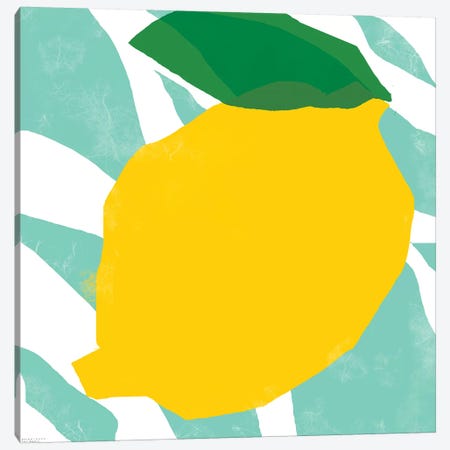 Yellow Lemon Canvas Print #ARM280} by Art Mirano Art Print