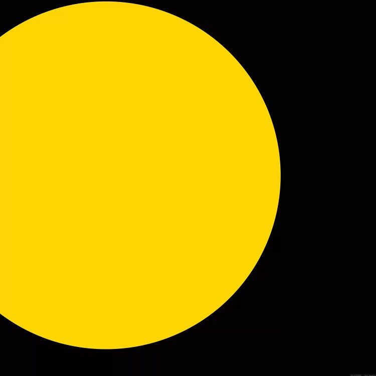 Yellow Moon by Art Mirano wall art