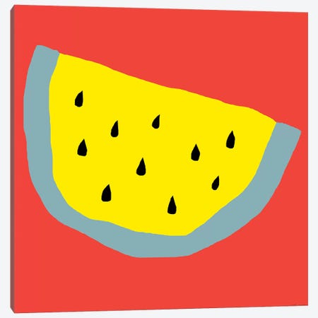 Yellow Watermelon Canvas Print #ARM284} by Art Mirano Canvas Art