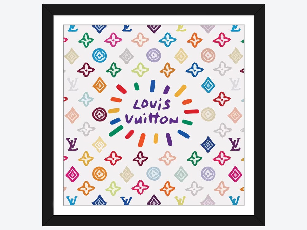 Louis Vuitton Colored Art Print By Art Mirano