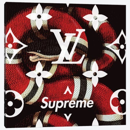 Supreme x LV Denim by Frank Amoruso Fine Art Paper Poster ( Fashion > Supreme art) - 16x24x.25