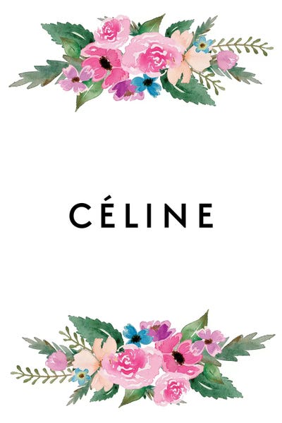Celine & Flowers by Art Mirano multi panel art