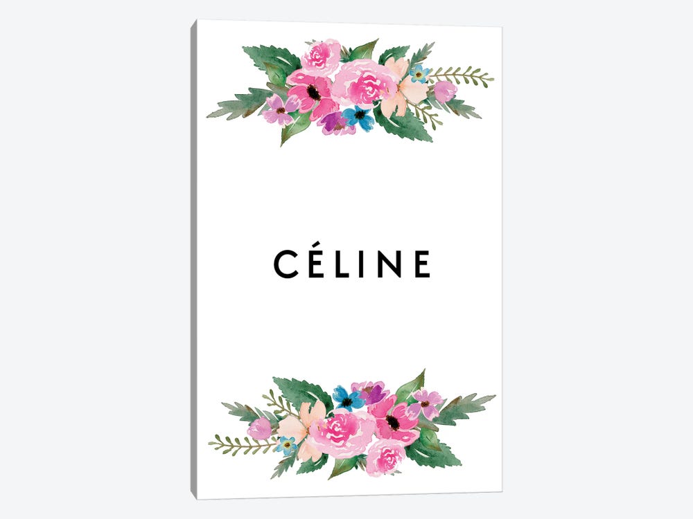 Celine & Flowers by Art Mirano 1-piece Canvas Wall Art