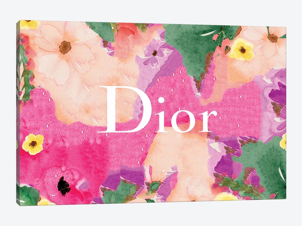 Dior Flowers by Art Mirano 1-piece Canvas Print