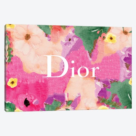 Dior Flowers Canvas Print #ARM299} by Art Mirano Canvas Wall Art