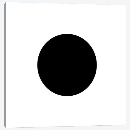 Black Circle Canvas Print #ARM30} by Art Mirano Canvas Art Print