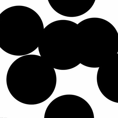 Black Circles by Art Mirano multi panel art