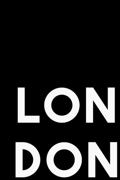 London: London Black by Art Mirano