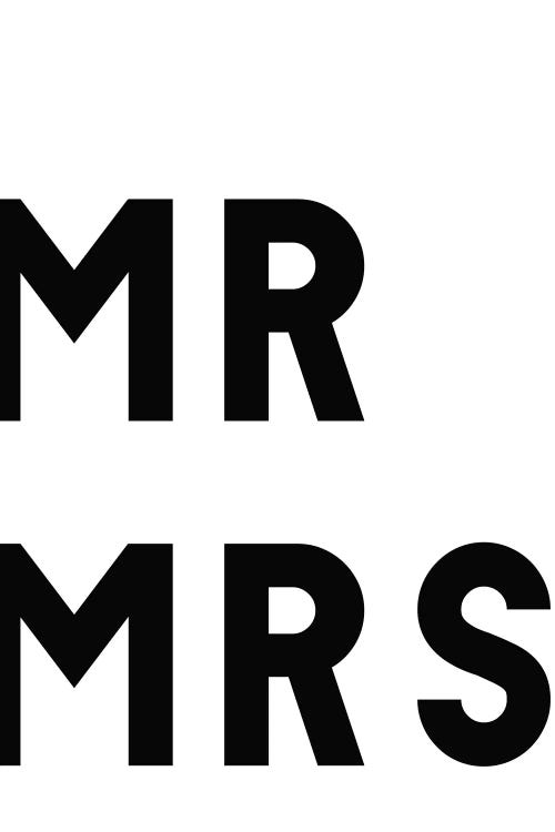 Mr & Mrs by Art Mirano wall art