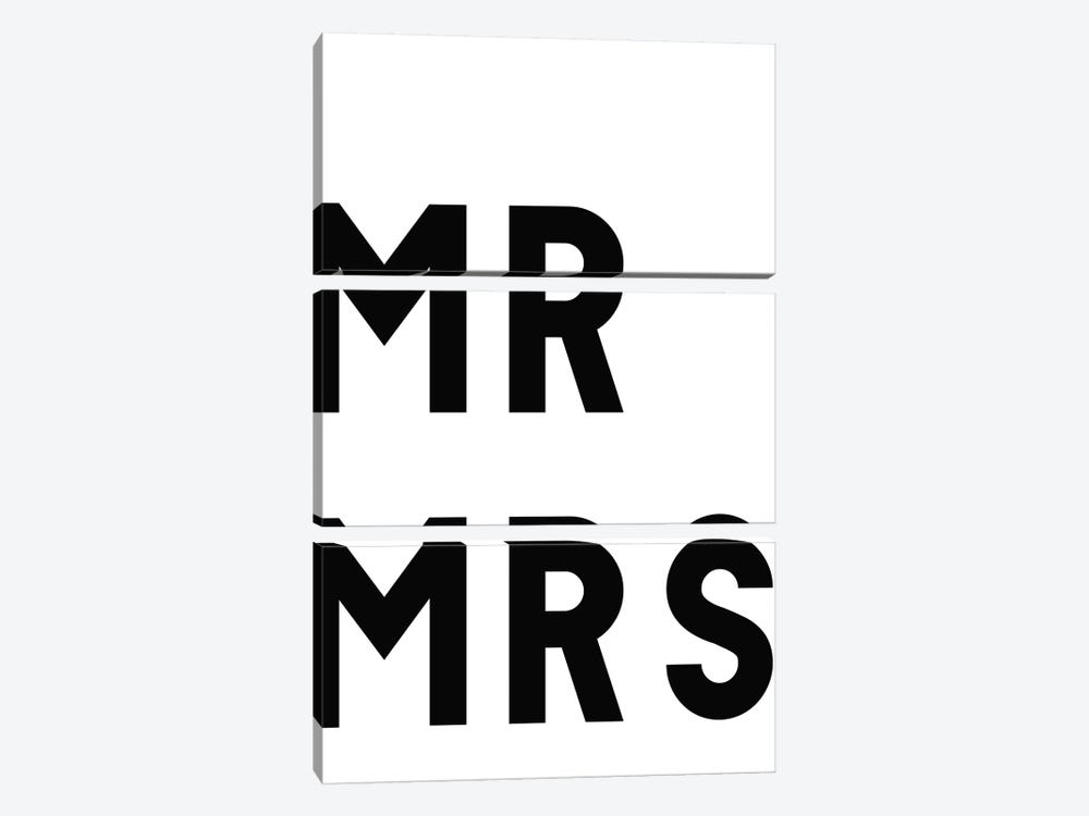 Mr & Mrs by Art Mirano 3-piece Canvas Art Print