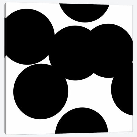 Black Circles Canvas Print #ARM31} by Art Mirano Canvas Art Print