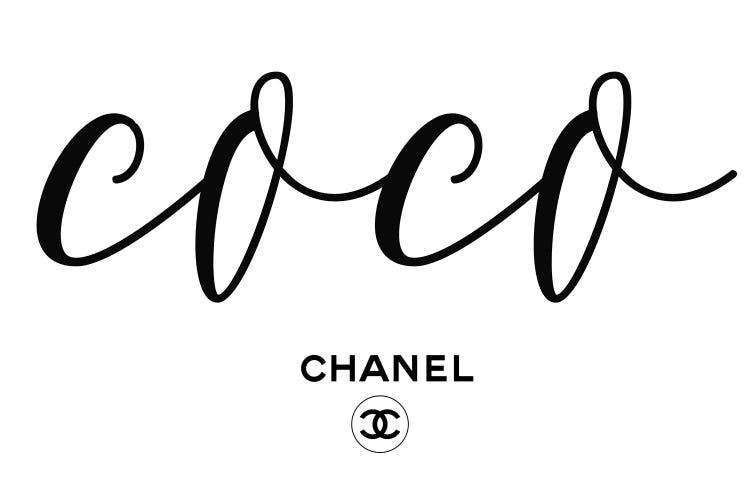 Coco Chanel Logo Clip Art  Chanel wall art, Chanel stickers, Chanel  printable