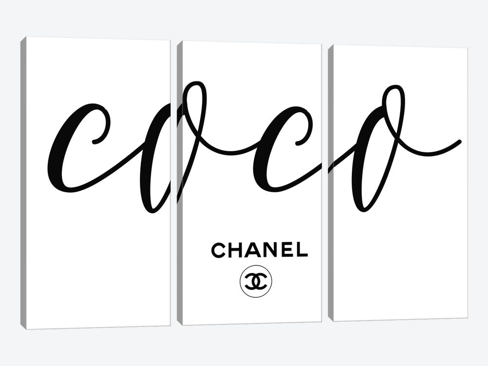 Coco Chanel by Art Mirano 3-piece Canvas Print