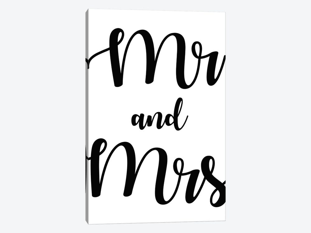 Mr And Mrs by Art Mirano 1-piece Art Print