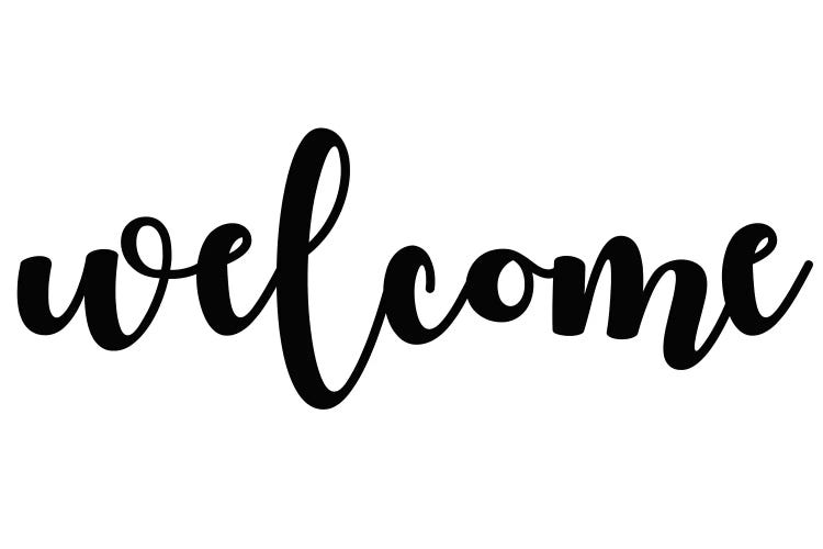 Welcome by Art Mirano wall art