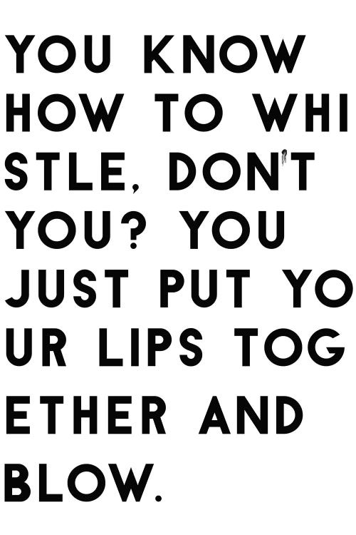 You Know How To Whistle. by Art Mirano wall art