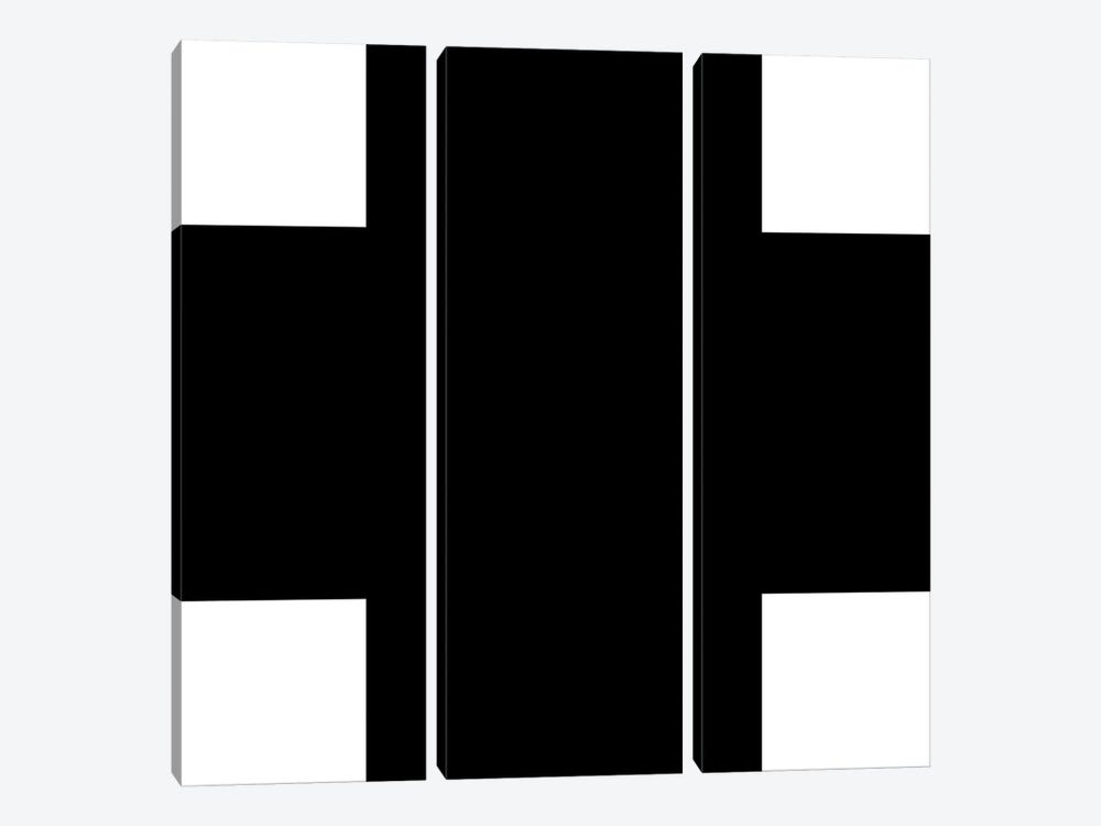 Black Cross by Art Mirano 3-piece Canvas Art Print