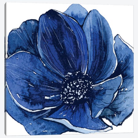 Ellie Blue Canvas Print #ARM360} by Art Mirano Canvas Artwork