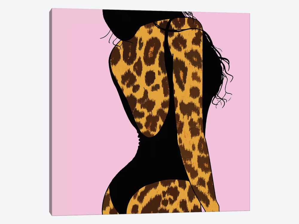 Leopard Woman by Art Mirano 1-piece Canvas Artwork