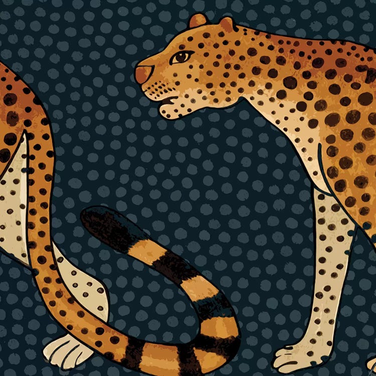 Two Leopards by Art Mirano wall art