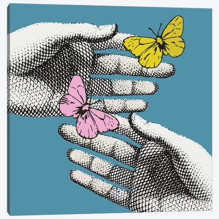 Butterflies Canvas Print #ARM368} by Art Mirano Canvas Wall Art