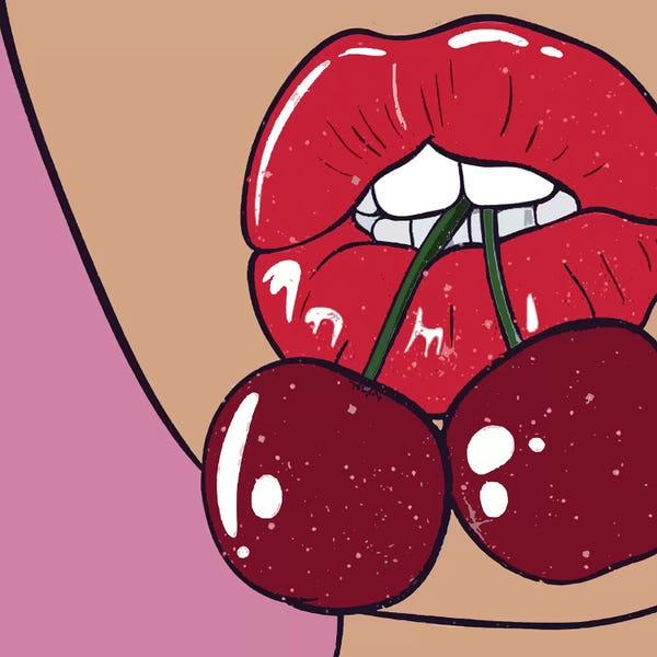 Pop Art: Sweet Cherry by Art Mirano