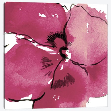 Stella Flower Pink Canvas Print #ARM384} by Art Mirano Art Print
