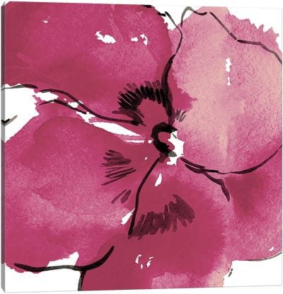 Stella Flower Pink Canvas Art Print - Art Mirano