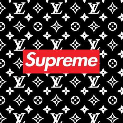 LV black Supreme