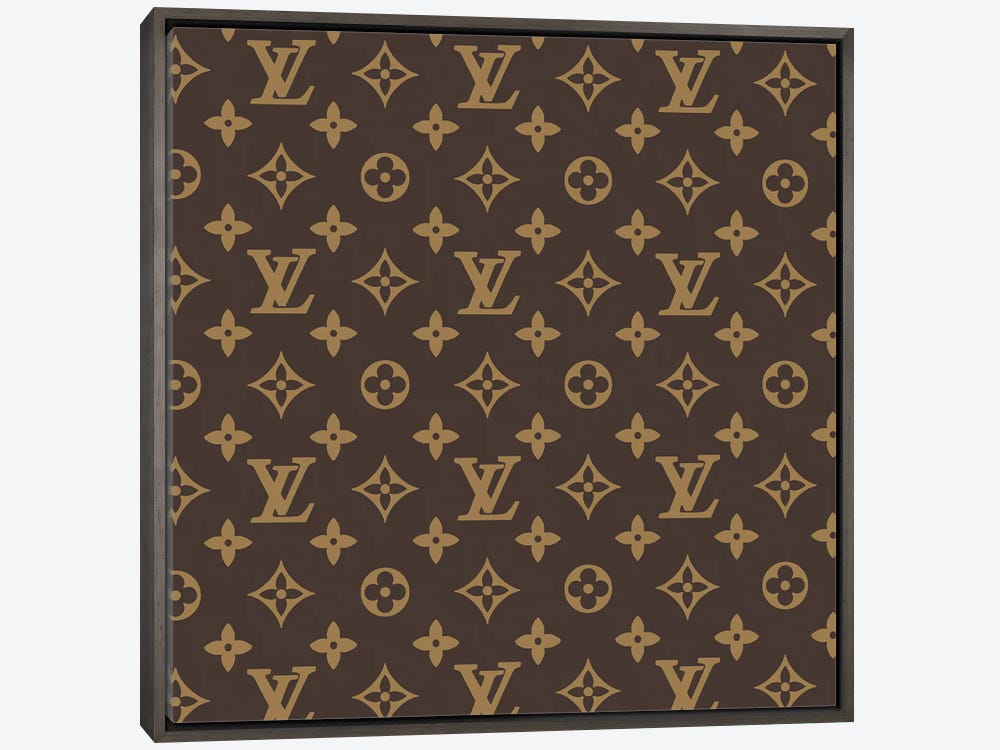 iCanvas LOUIS VUITTON Pink by Art Mirano Framed - Bed Bath
