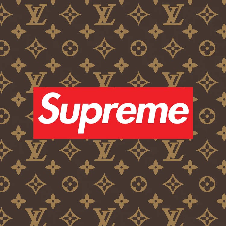 LV Supreme Brown